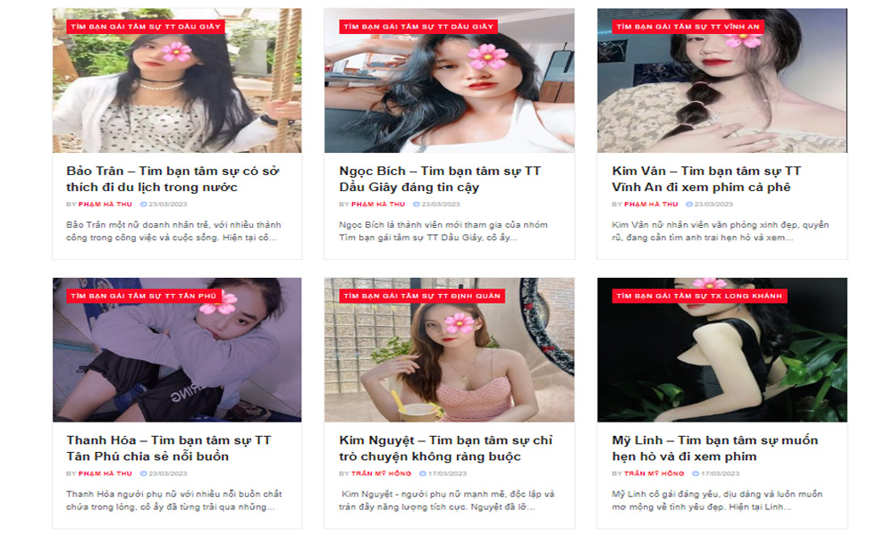 Nhiều sự lựa chọn gu bạn gái tâm sự tại Timbangainhanh.com